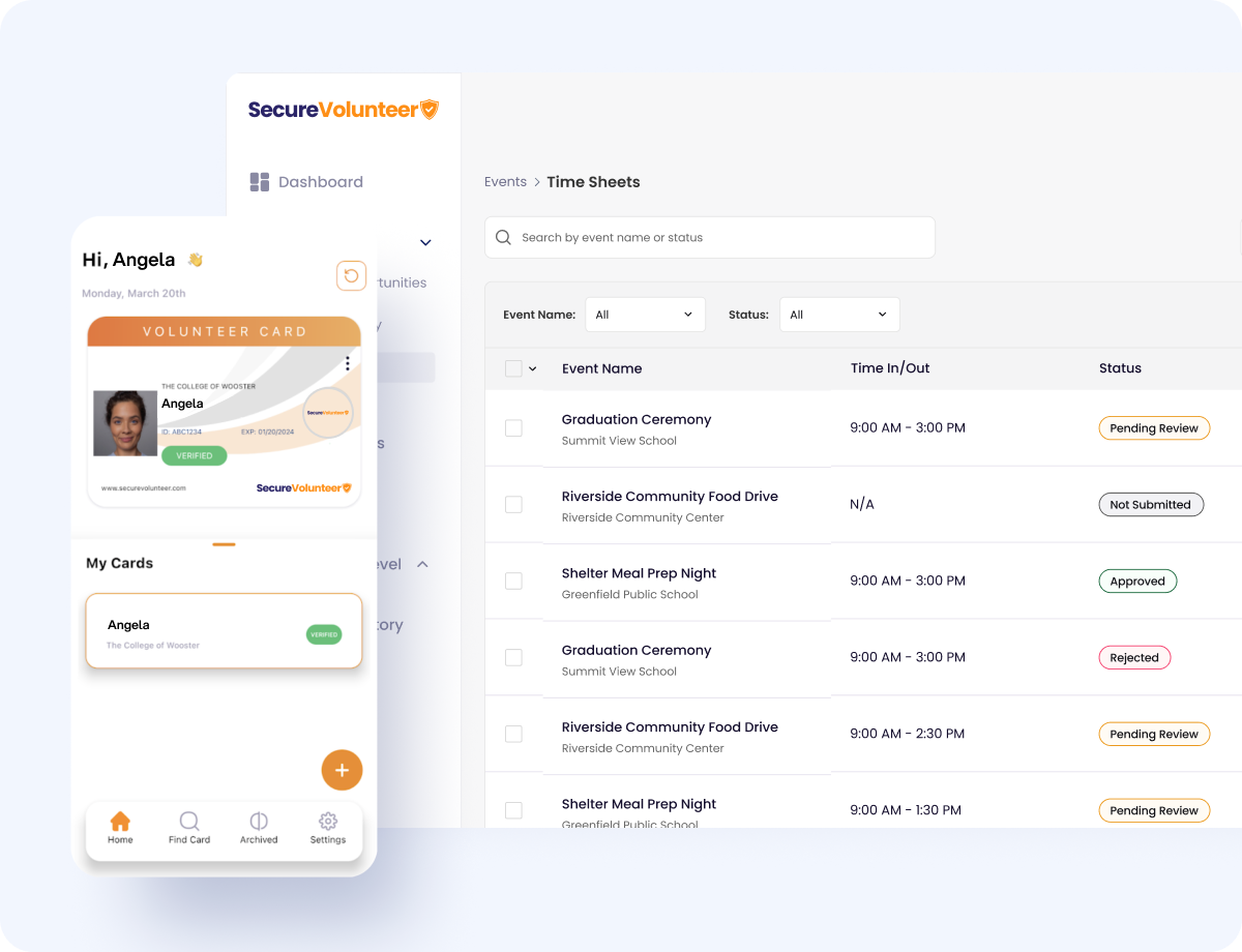 Make Volunteer Screening Easy