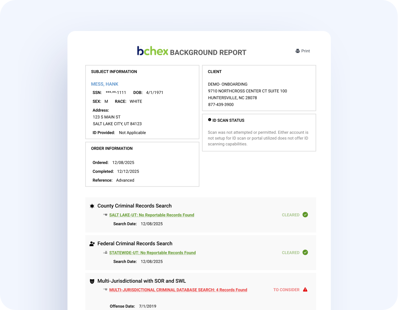 background-report-example