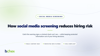 How Social Media Screening Reduces Hiring Risk
