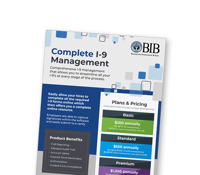 Complete I-9 Management