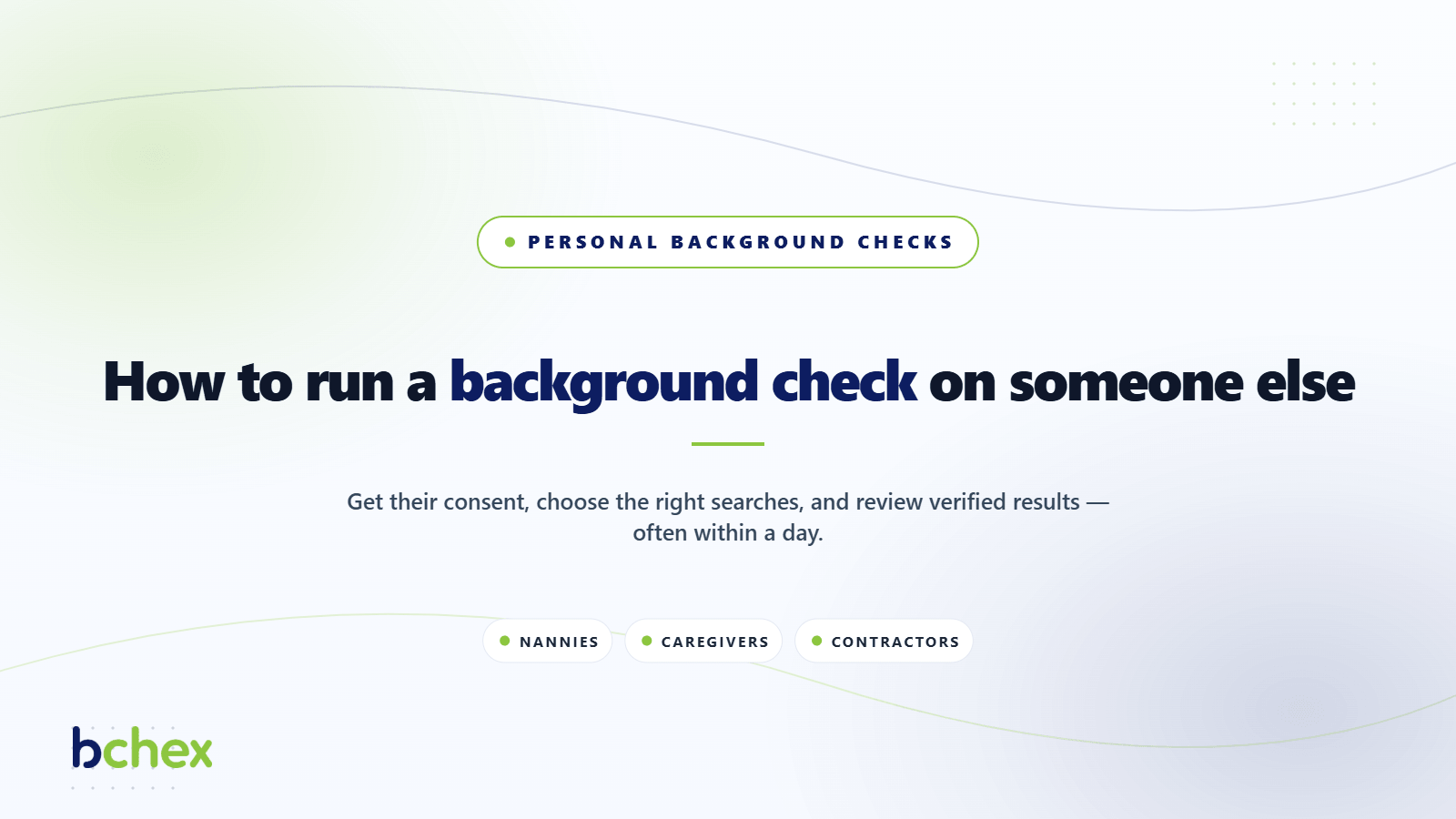 How to Run a Background Check on Someone Else